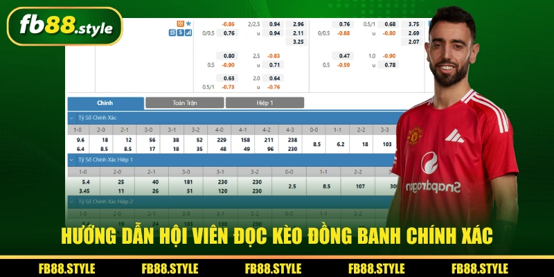 Hướng dẫn hội viên đọc kèo đồng banh chính xác